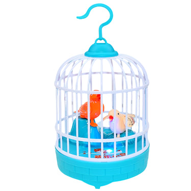 FeatherTune Interaktive Vogelkäfig | Spiel und Lern Vogelkäfig für Kinder - Licht- und Soundfunktion
